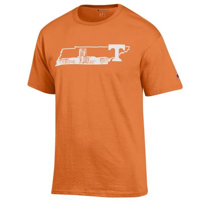 Tennessee Champion Men's State Building Logo Tee