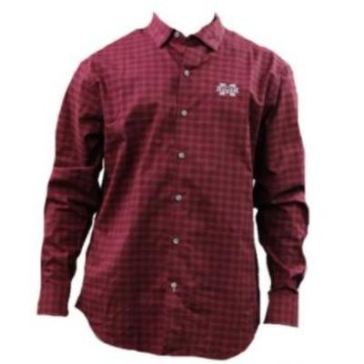 Mississippi State Tommy Bahama Plaid Button Up Shirt