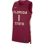  Florida State Nike Men's Replica # 1 Road Jersey