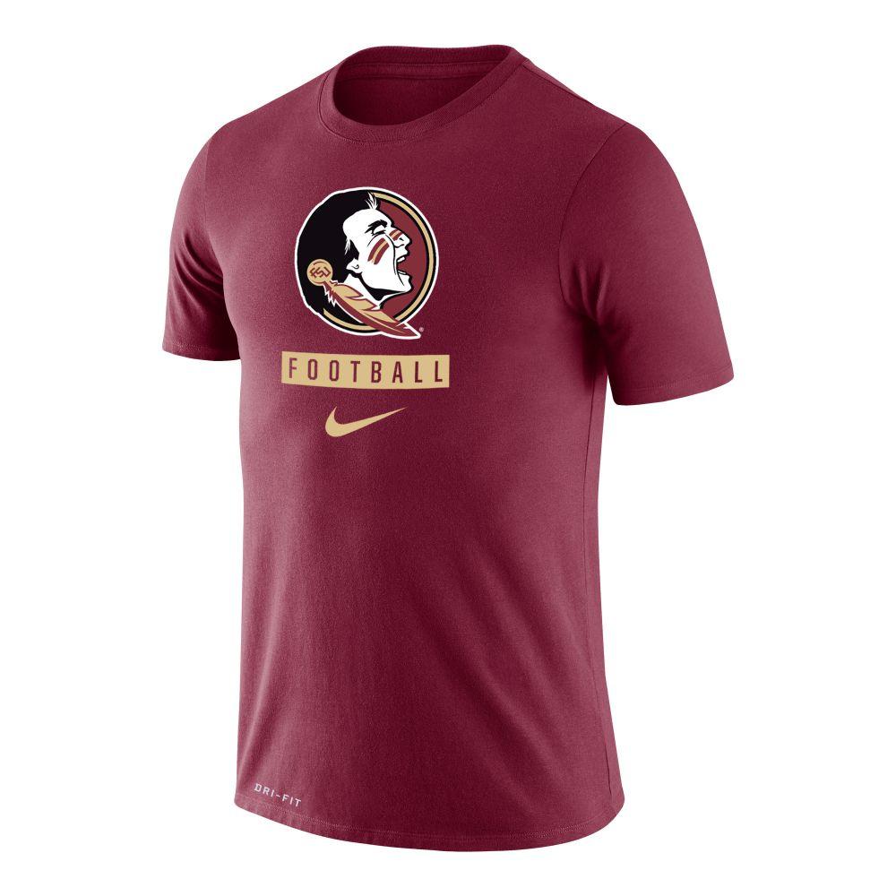 FSU | Florida State Nike Men's Dri-Fit Legend Football Short Sleeve Tee ...