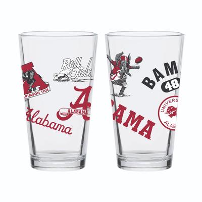 Alabama 16oz Vault Medley Pint Glass