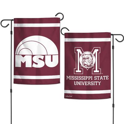 Mississippi State Vault 2 Sided Garden Flag
