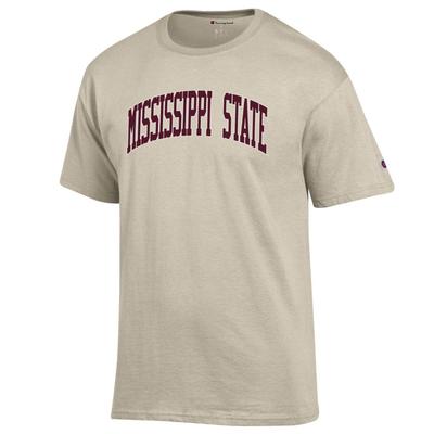 Mississippi State Champion Arch Tee OATMEAL
