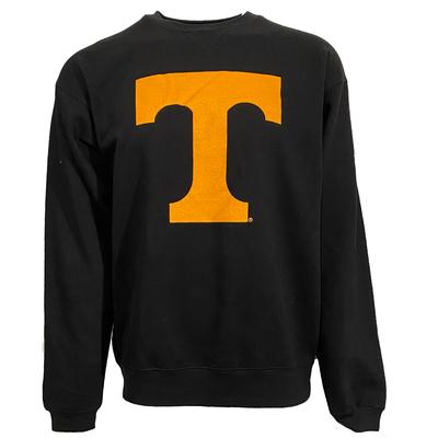 Tennessee Vols Power T Crew Sweatshirt - Black