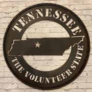  Tennessee The Volunteer State Metal Wall Art