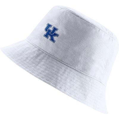 Kentucky Nike Core Cotton Twill Bucket Hat WHITE