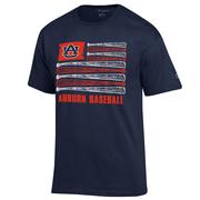  Auburn Champion Baseball Flag Tee