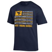  West Virginia Champion Baseball Flag Tee