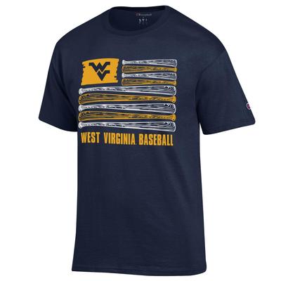 West Virginia Champion Baseball Flag Tee