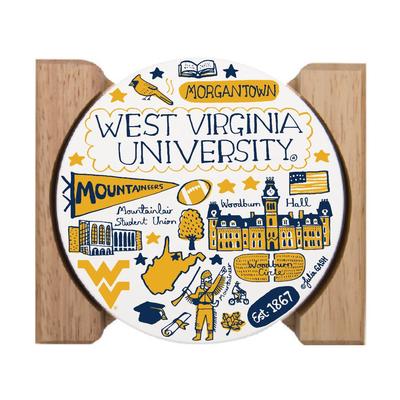 West Virginia Julia Gash Drink Coasters (4 Pack)