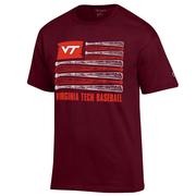 Virginia Tech Champion Men's Baseball Flag Tee