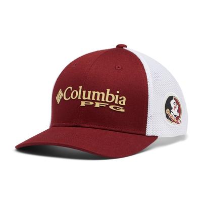 Florida State Columbia PFG YOUTH Mesh Snapback Hat