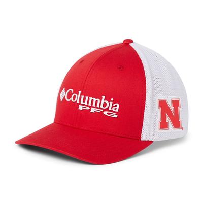 Nebraska Columbia PFG Mesh Flex Fit Hat