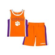  Clemson Colosseum Toddler Do Right Jersey Tank And Short Set