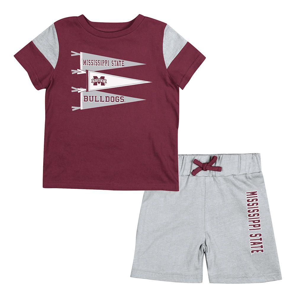  Mississippi State Colosseum Infant Herman Tee And Short Set
