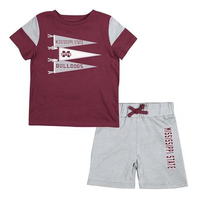 Mississippi State Colosseum Infant Herman Tee and Short Set