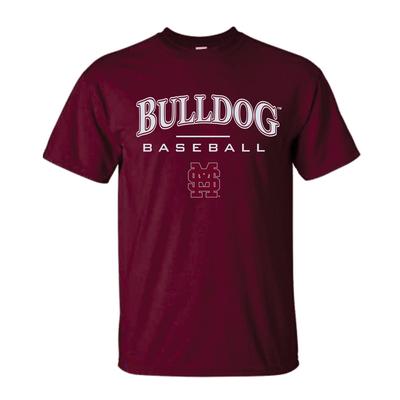 Mississippi State Bulldogs Baseball Arch Short Sleeve Tee