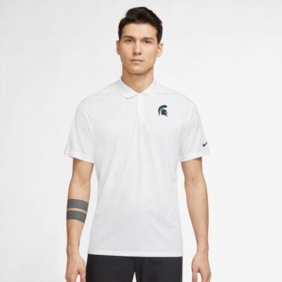 Michigan State Nike Golf Men's Victory Solid Polo WHITE