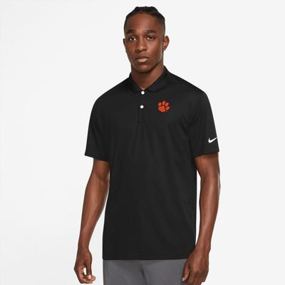 Clemson Nike Golf Men's Victory Solid Polo BLACK