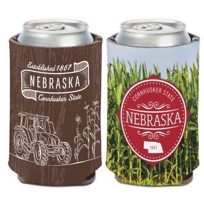 Nebraska 12oz State Can Cooler