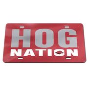  Arkansas Glitter Hog Nation License Plate