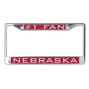  Nebraska # 1 Fan/Nebraska License Frame