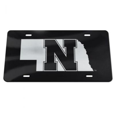 Nebraska State N Logo License Plate