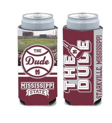 Mississippi State The Dude Baseball 12 oz Slim Can Cooler