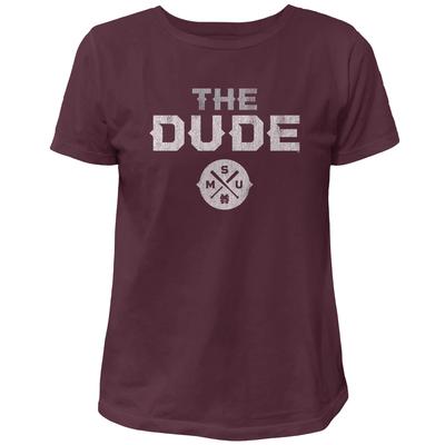 Mississippi State Retro Brand Women's The Dude Circle Logo Tee