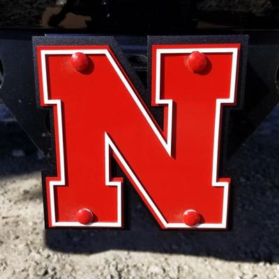 Nebraska N Logo Hitch Cover