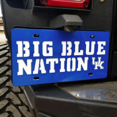 Kentucky Big Blue Nation License Plate