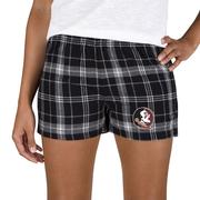  Florida State College Concepts Women's Ultimate Flannel Shorts