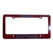  Mississippi State Dawgs License Plate Frame