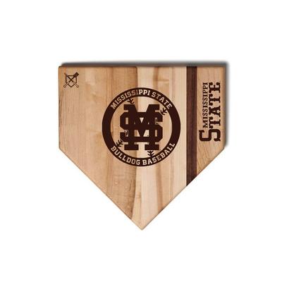 Mississippi State Home Plate Cutting Board
