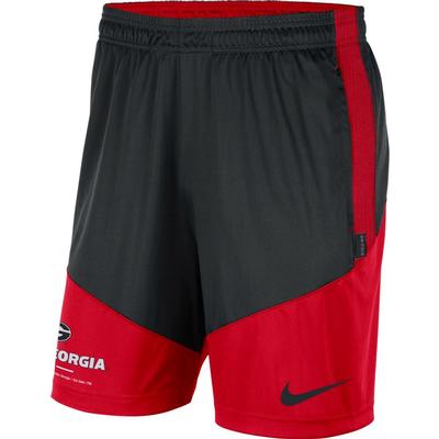 Georgia Nike Men's Dri-Fit Knit Shorts