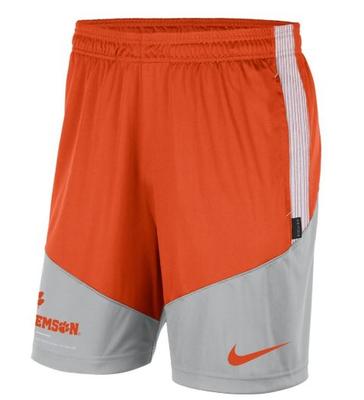 Clemson Nike Men's Dri-Fit Knit Shorts ORANGE/SILVER