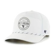  West Virginia 47 ' Brand Suburbia Patch Rope Nylon Hat