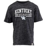  Kentucky Youth Cloudy Yarn Arch With Stripes Tee