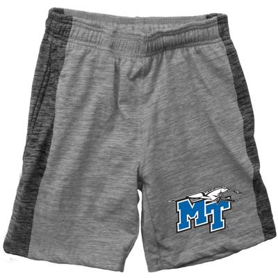 MTSU Wes and Willy YOUTH Cloudy Yarn Inset Stripe Short