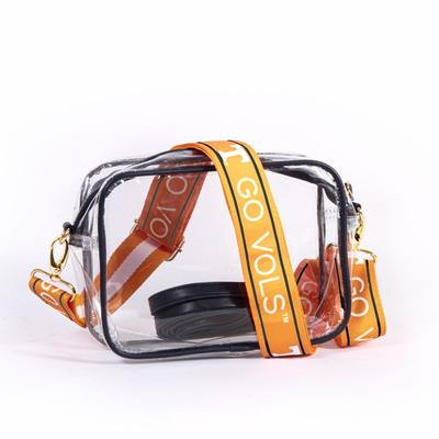 Stadium Tennessee Vols Approved Clear Purse with Strap for Game Day UT Crossbody purseUniversity of Tennessee Go Vols Clear Gameday Tote Bag
