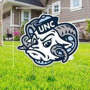  Unc Ram Head Logo Lawn Sign