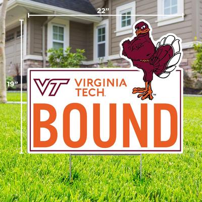 Virginia Tech Bound Lawn Sign