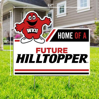 Western Kentucky Future Hilltopper Lawn Sign