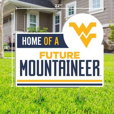 West Virginia Future Mountaineer Lawn Sign