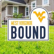  West Virginia Bound Lawn Sign