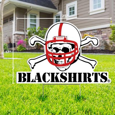Nebraska Blackshirts Logo Lawn Sign