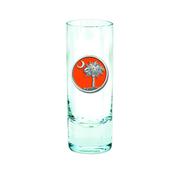 Heritage Pewter Palmetto Clear Cordial Glass