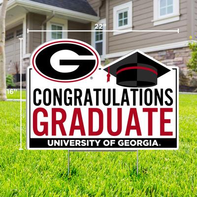 Georgia Congratulations Graduate Lawn Sign