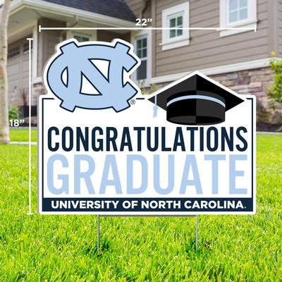 UNC Congratulations Graduate Lawn Sign