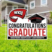  Western Kentucky Congratulations Graduate Lawn Sign